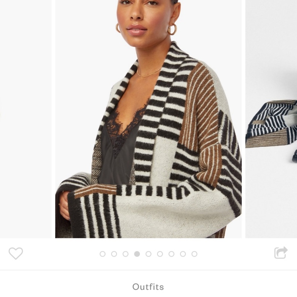 Oversized Sweater Coat Size Medium